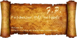Feldmajer Pénelopé névjegykártya